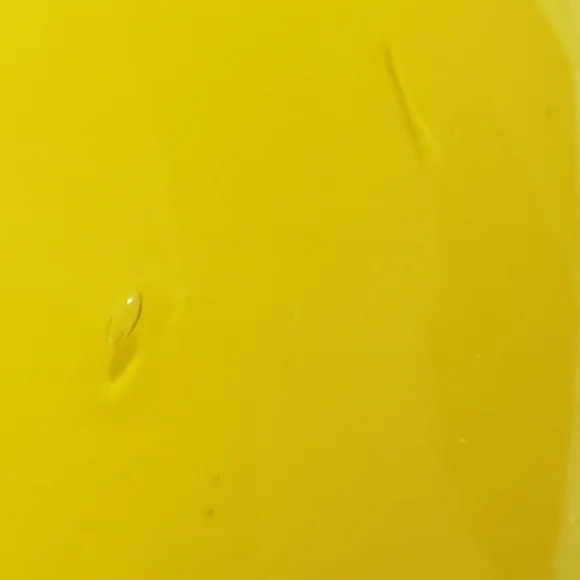 🌞SOLD🌞 Glassybaby Yellow Hand Blown Glass Candle Votive Pre Triskelion #2 - Picture 8 of 13